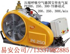压缩呼吸空气德国宝华充气泵PE200、250、300-TE移动式